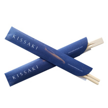 Paper Sleeve Wrapped Disposable Bamboo Chopsticks with Logo
